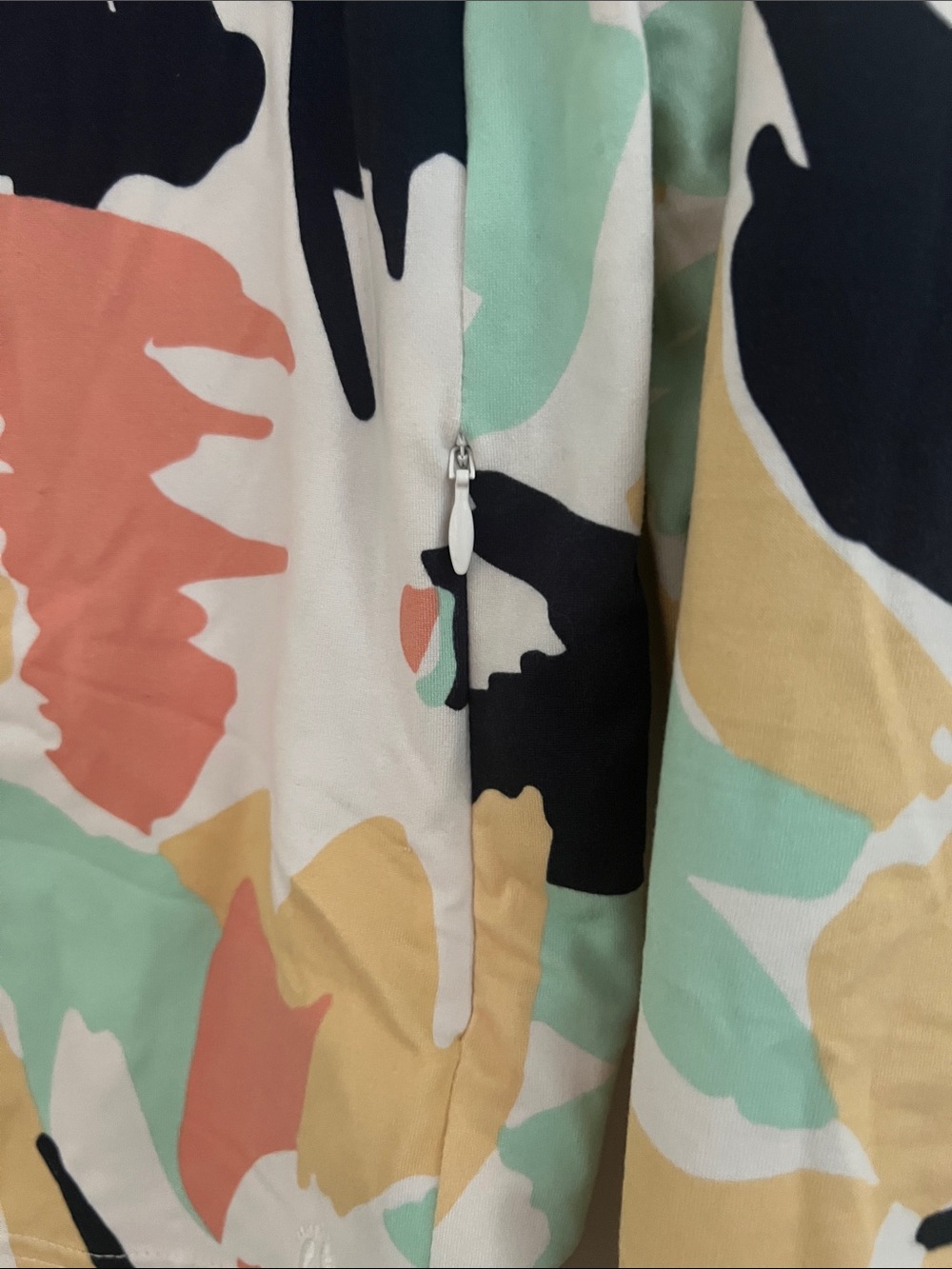 Hang Ten Floral Long Sleeve Tee - Mint, Coral, Yellow & Black - Picture 4 of 5